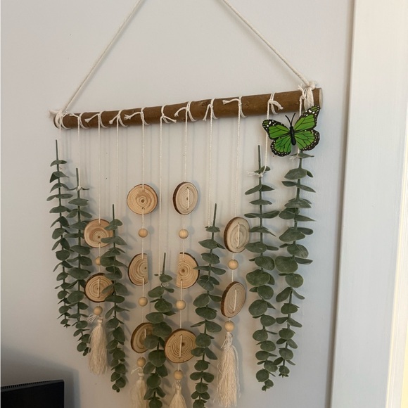 Nature-Inspired Green and Brown Tapestry - Picture 1 of 7